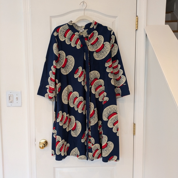 Zuri Dresses & Skirts - Zuri Blue and Red Patterned Top